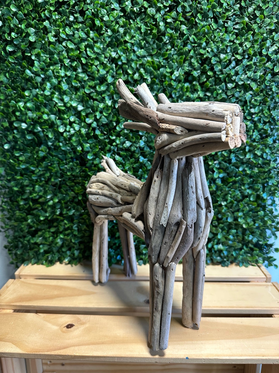 Driftwood Reindeer Sculpture