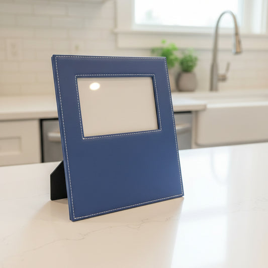 Blue Leather Frame