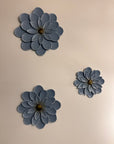Set of 3 Metal Flowers – Rustic Home & Garden Décor