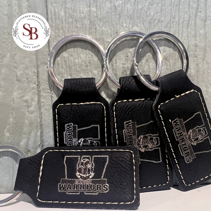 Leather Back Pack/Key Tag