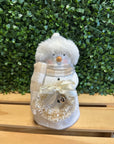Ivory Snowman Decor