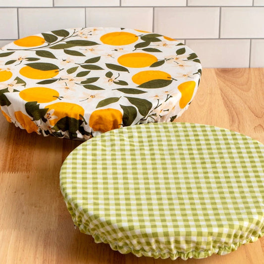 Paper Farm Press Orange Orchard Bowl Cover Set