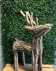 Driftwood Reindeer Sculpture