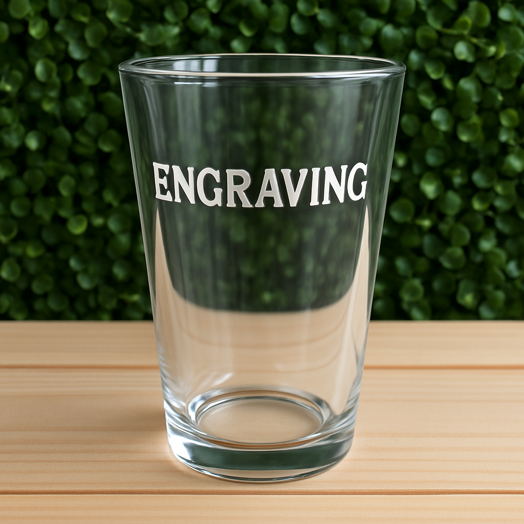 Classic Pint Glass with Custom Engraving