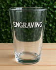 Classic Pint Glass with Custom Engraving