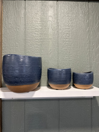 Blue Basin Planter