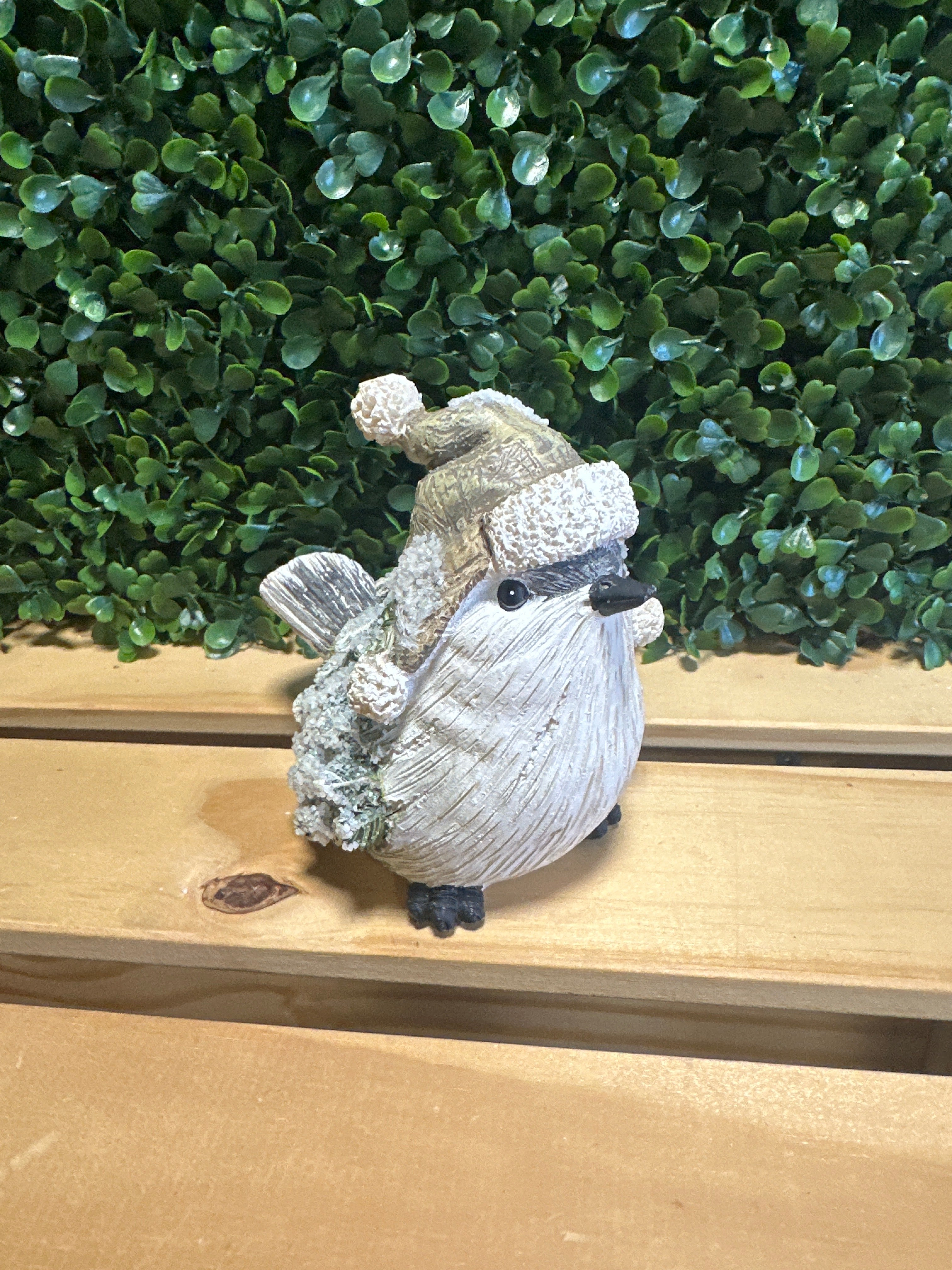 Winter Chickadee Figurines