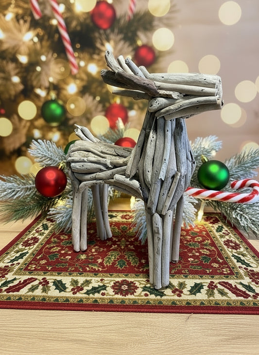 Driftwood Reindeer Sculpture