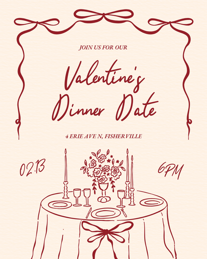 Valentine's Dinner Date- Reservations