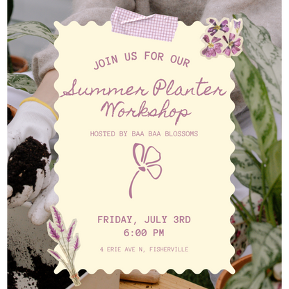 Summer Planter Workshop