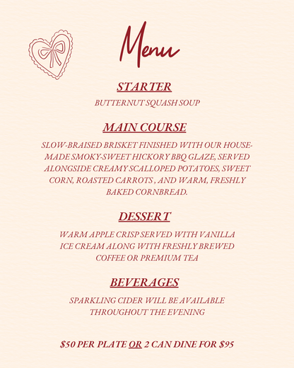 Valentine's Dinner Date- Reservations