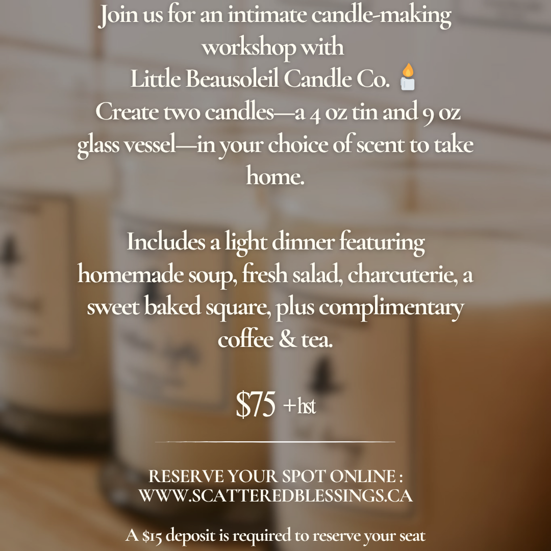 Candle Making Workshop- Friday, May 22