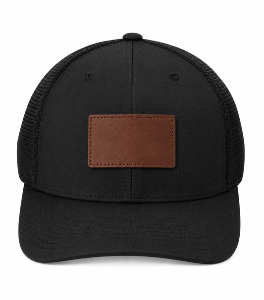 Custom Engraved Leather Hat