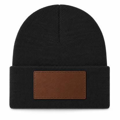 Toque With Custom Leather Patch
