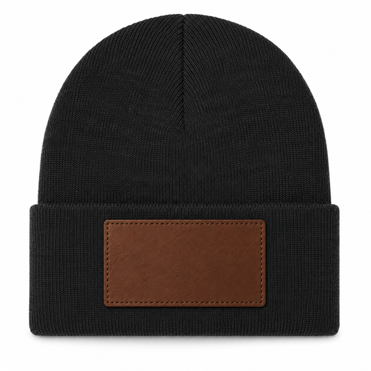 Toque With Custom Leather Patch