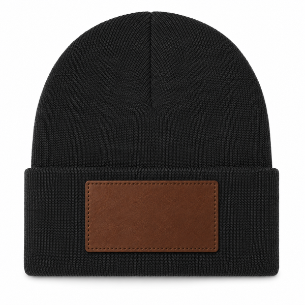 Toque With Custom Leather Patch