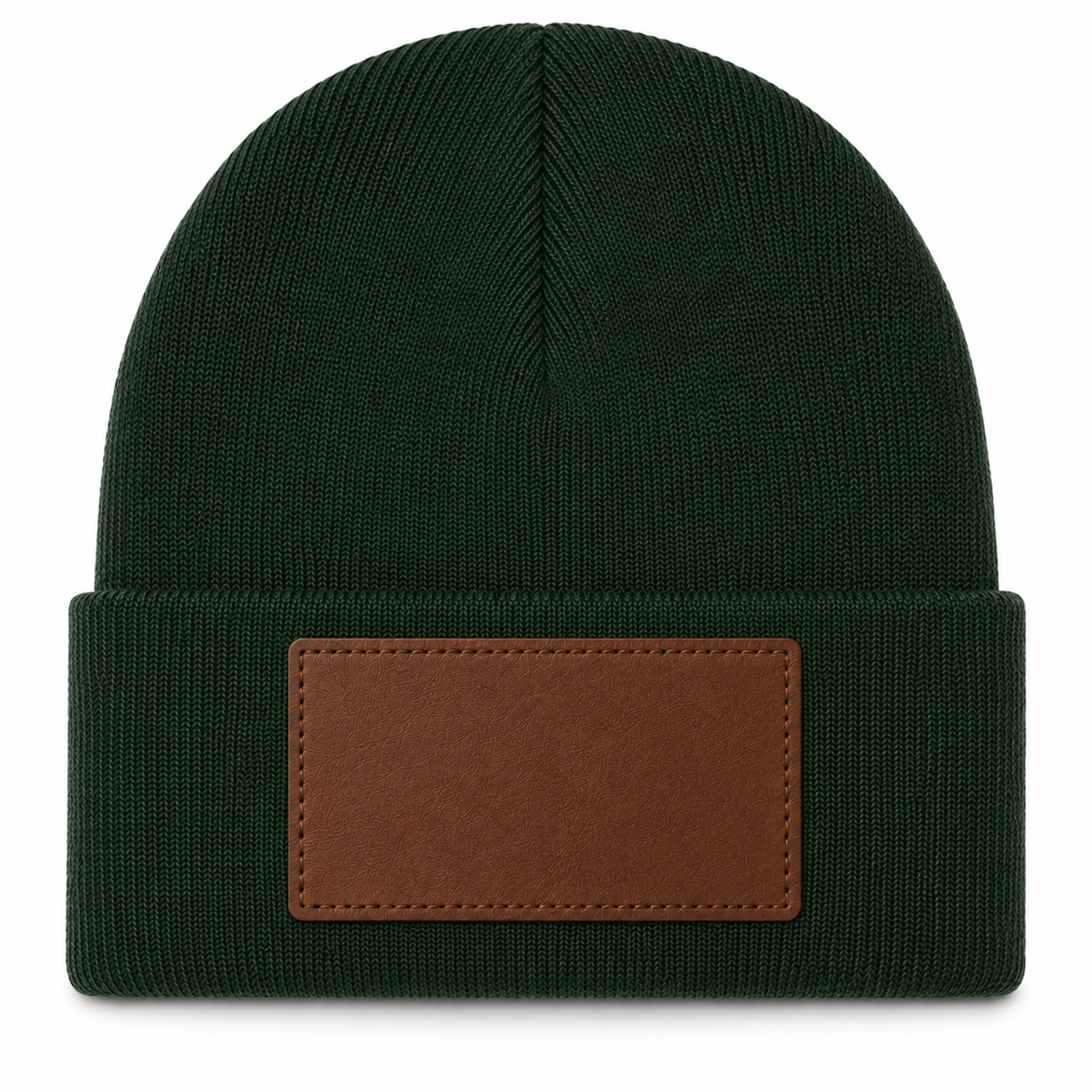 Toque With Custom Leather Patch