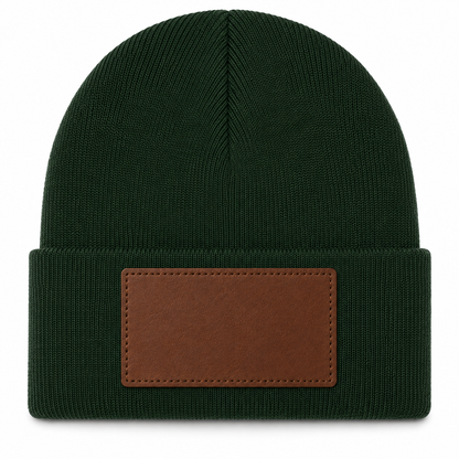 Toque With Custom Leather Patch