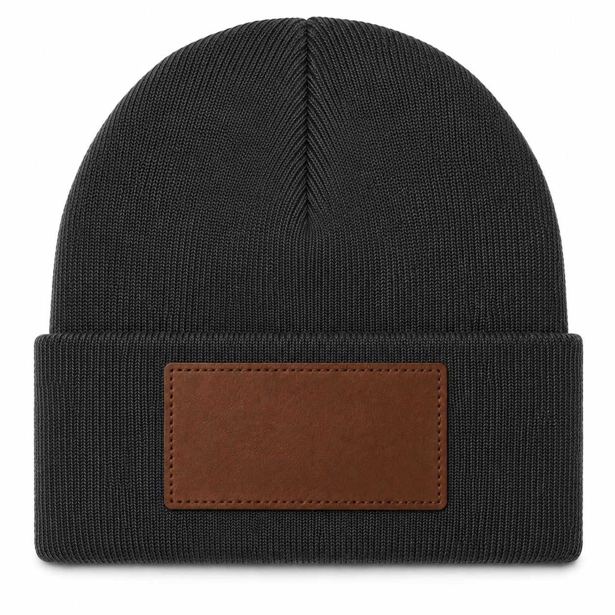 Toque With Custom Leather Patch