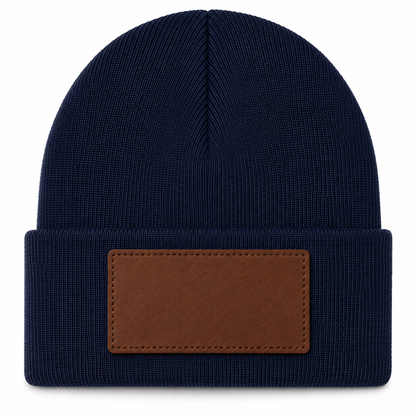 Toque With Custom Leather Patch