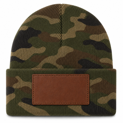 Toque With Custom Leather Patch