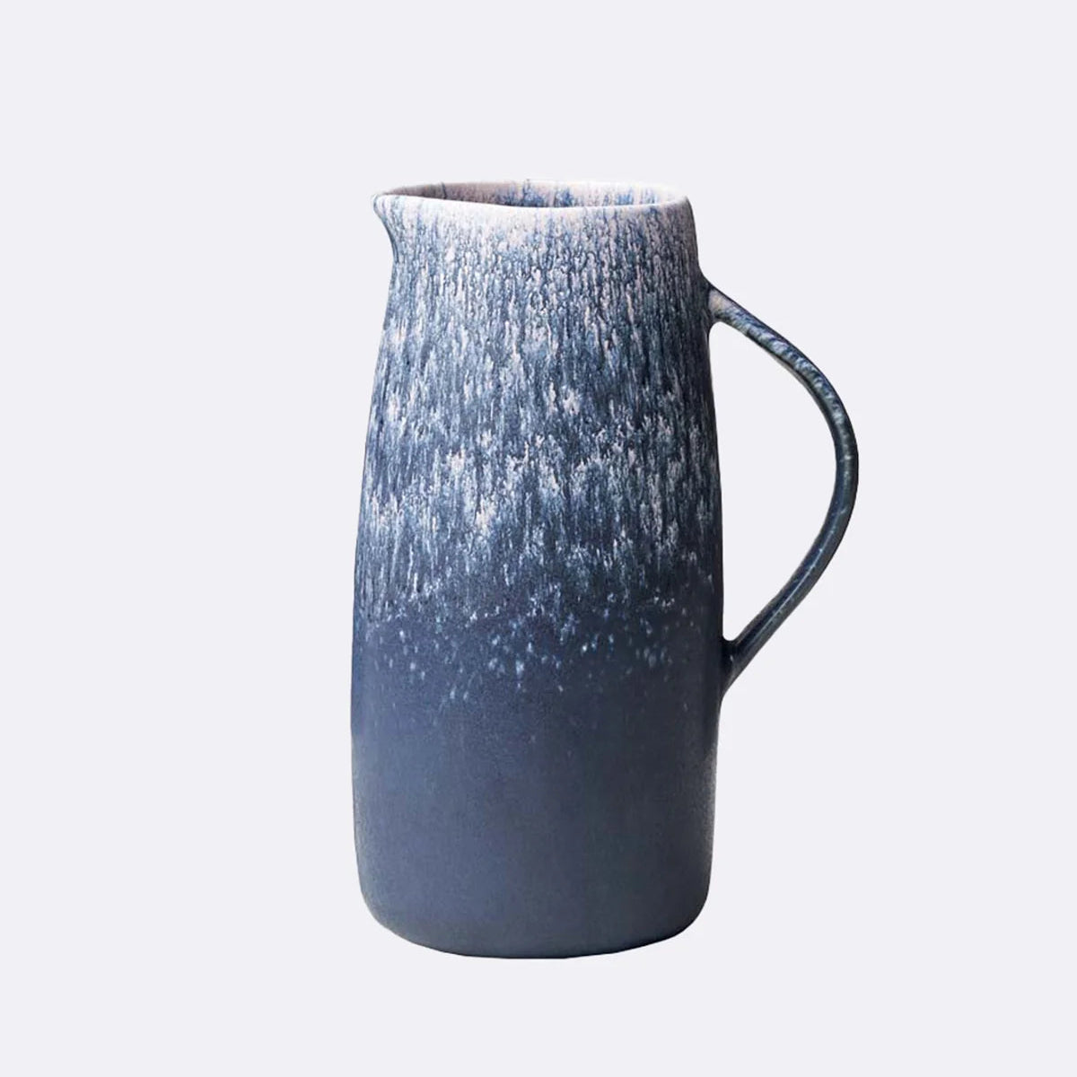 Blue Ombre Ceramic Pitcher