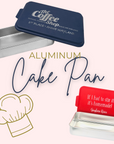 Aluminum Cake Pan with Customizable Lid