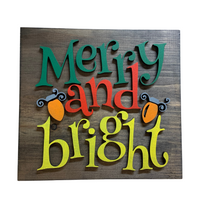 Christmas 3D Wooden Signs