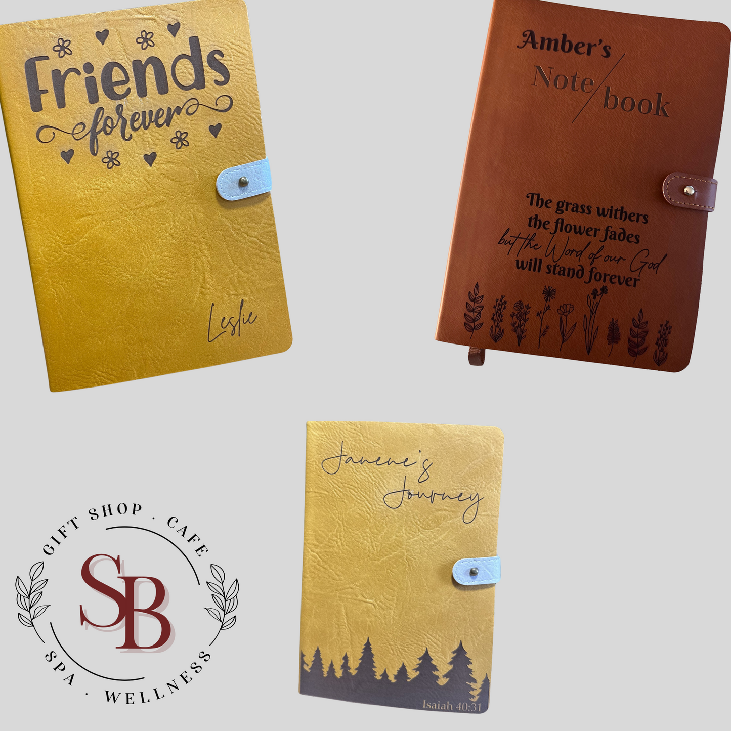 Customizable Softcover Leather Journals
