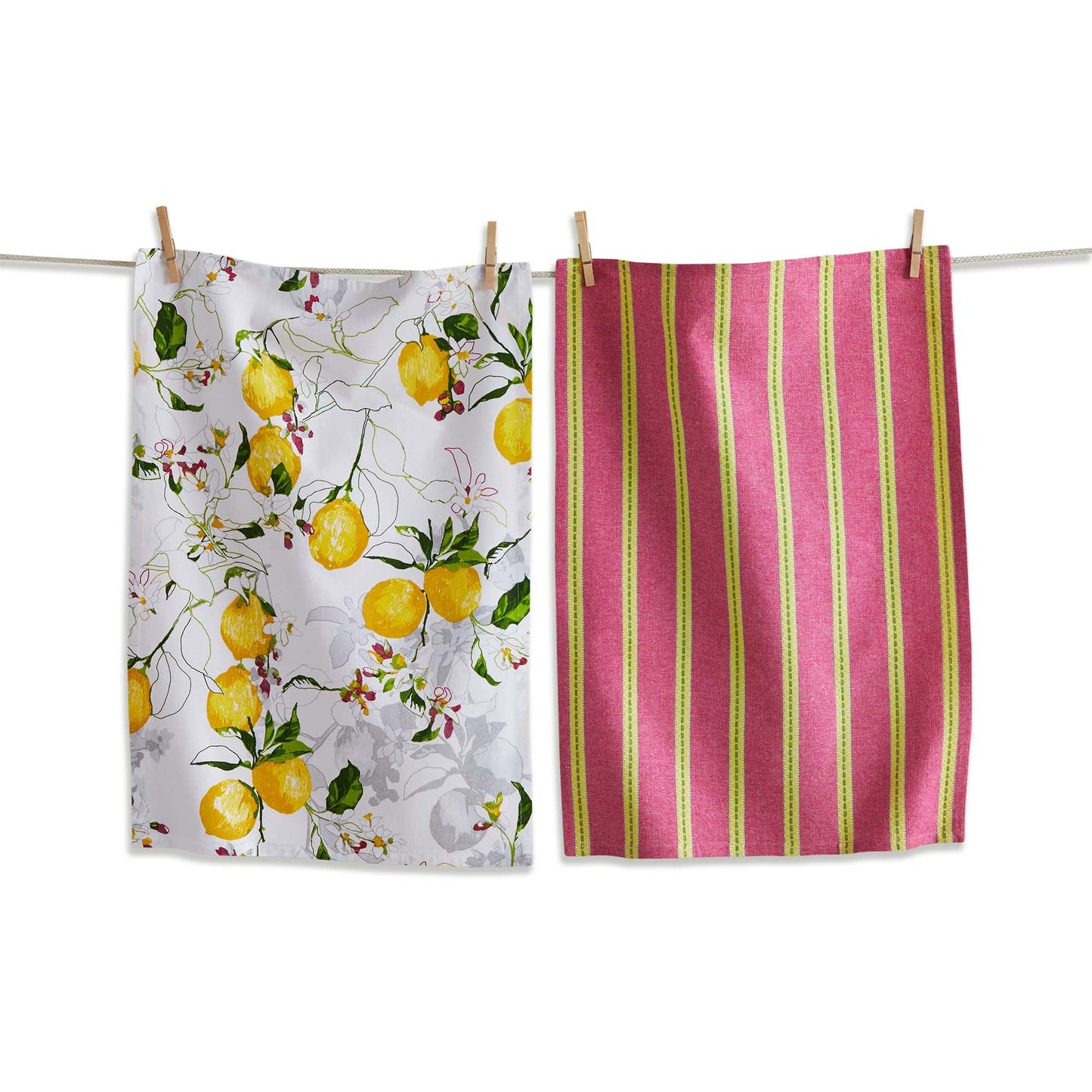 Multi-Colour Dishtowel Set Of Two