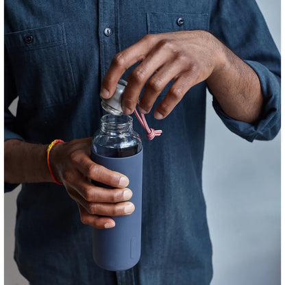 Black & Blum Glass Water Bottle 20oz