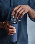 Black & Blum Glass Water Bottle 20oz