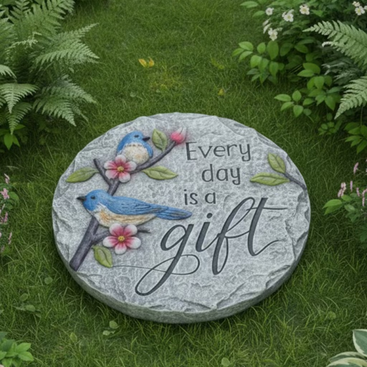 Blue Bird Garden Stepping Stone