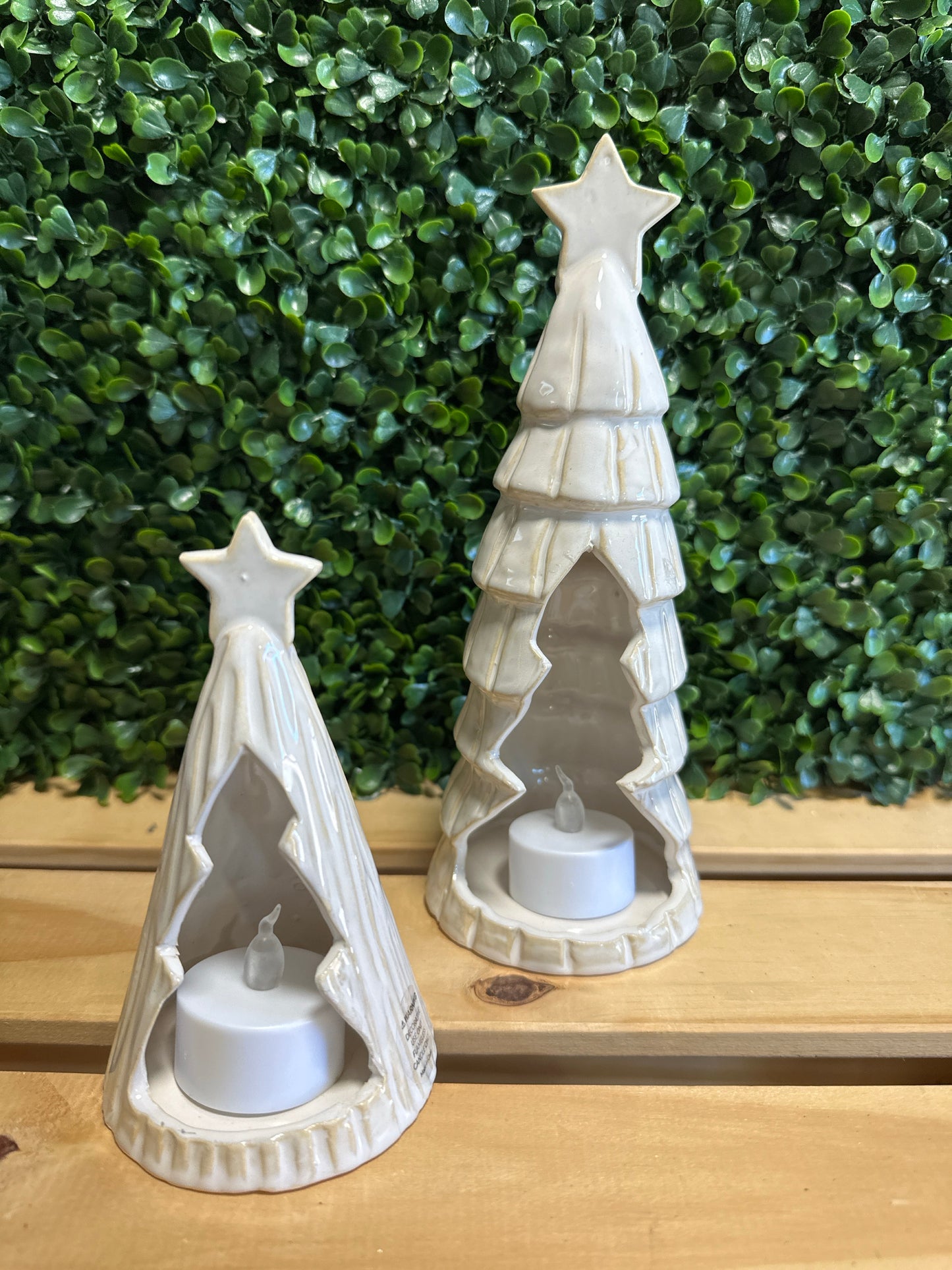 Light-Up Ceramic Tree Decor