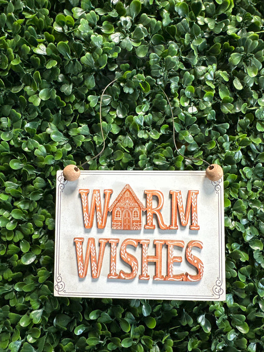 Gingerbread Holiday Hanging Signs