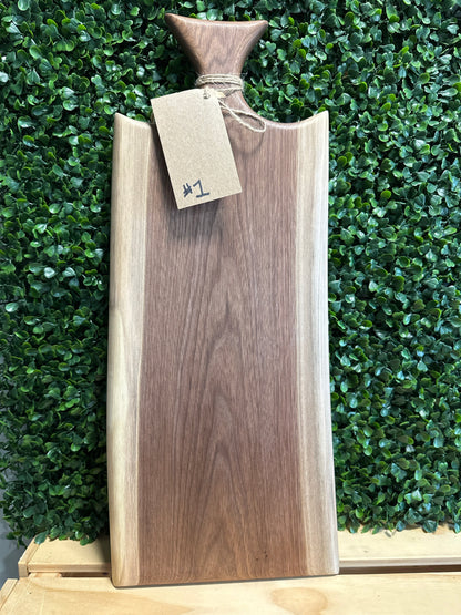 Handcrafted Black Walnut Charcuterie Boards