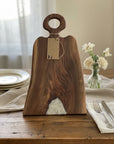 Black Walnut Charcuterie Boards with Pearl Resin Inlay