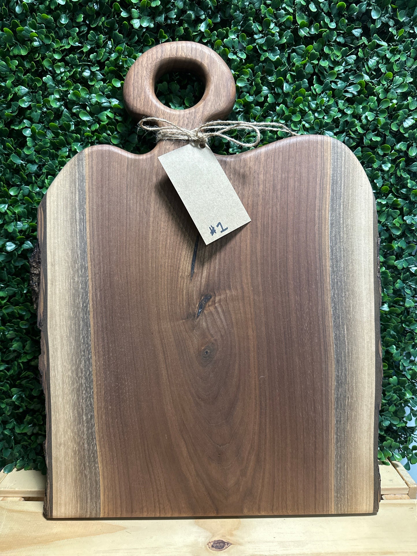 Black Walnut Charcuterie Boards with Resin & Natural Accents