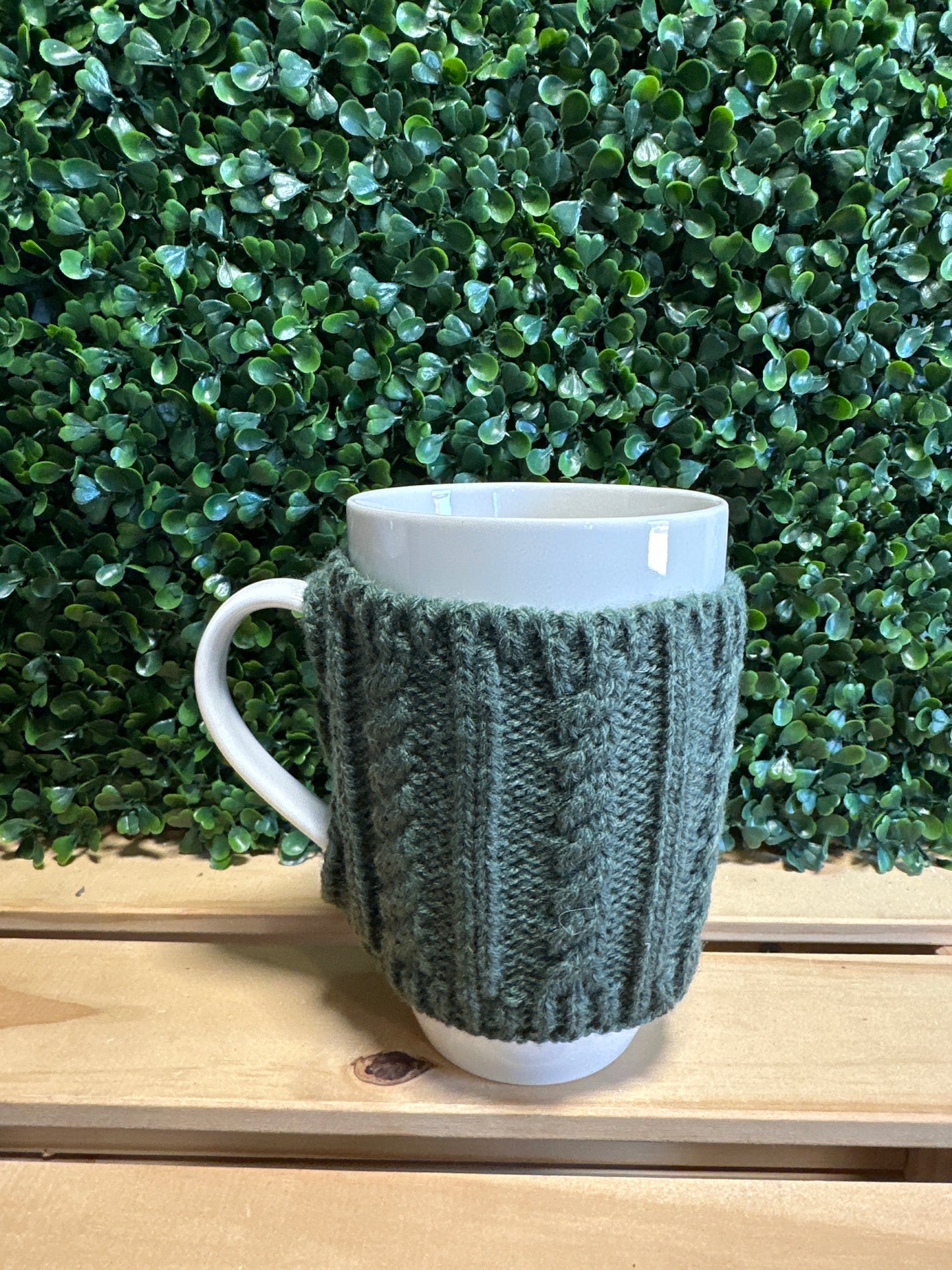 Sweater Mug with Removable Knit Cozy