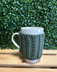 Sweater Mug with Removable Knit Cozy