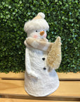 Ivory Snowman Decor