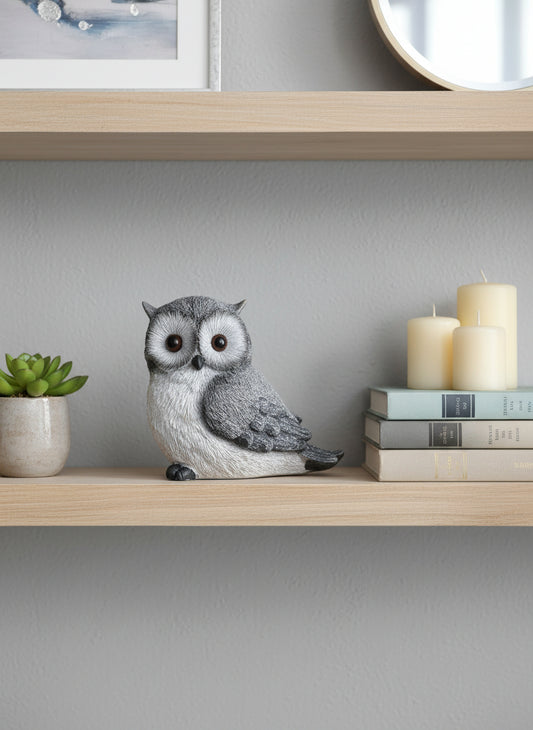 Sitting Owl Figurine
