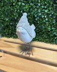 Winter Bird Figurines with Knit Hats