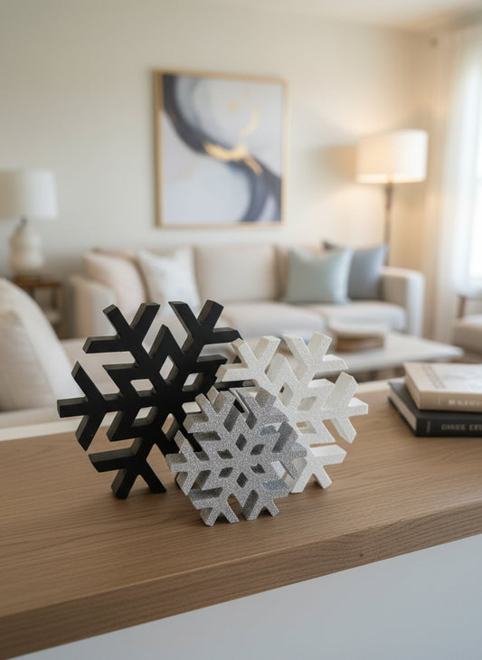 Standing Snowflake Décor