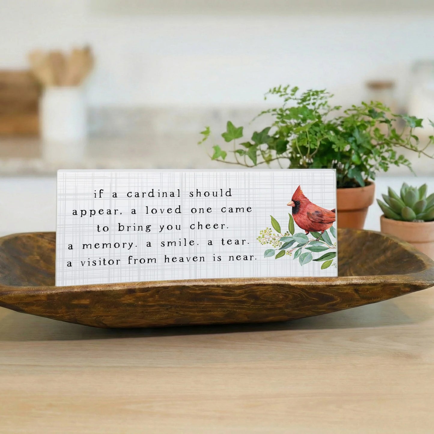 If A Cardinal Wood Sign