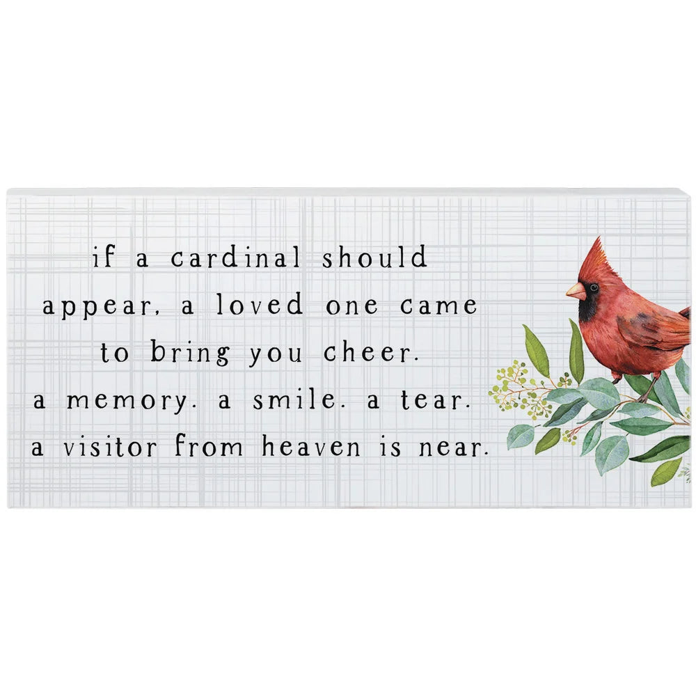If A Cardinal Wood Sign