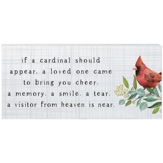 If A Cardinal Wood Sign