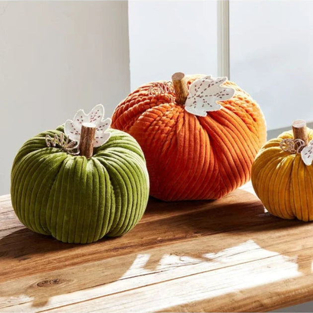 Corduroy Pumpkin Sitter