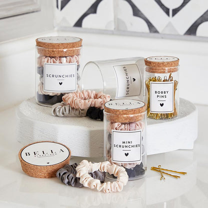 Satin Scrunchies Jar Sets