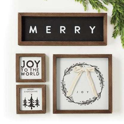 Mini Holiday Framed Signs
